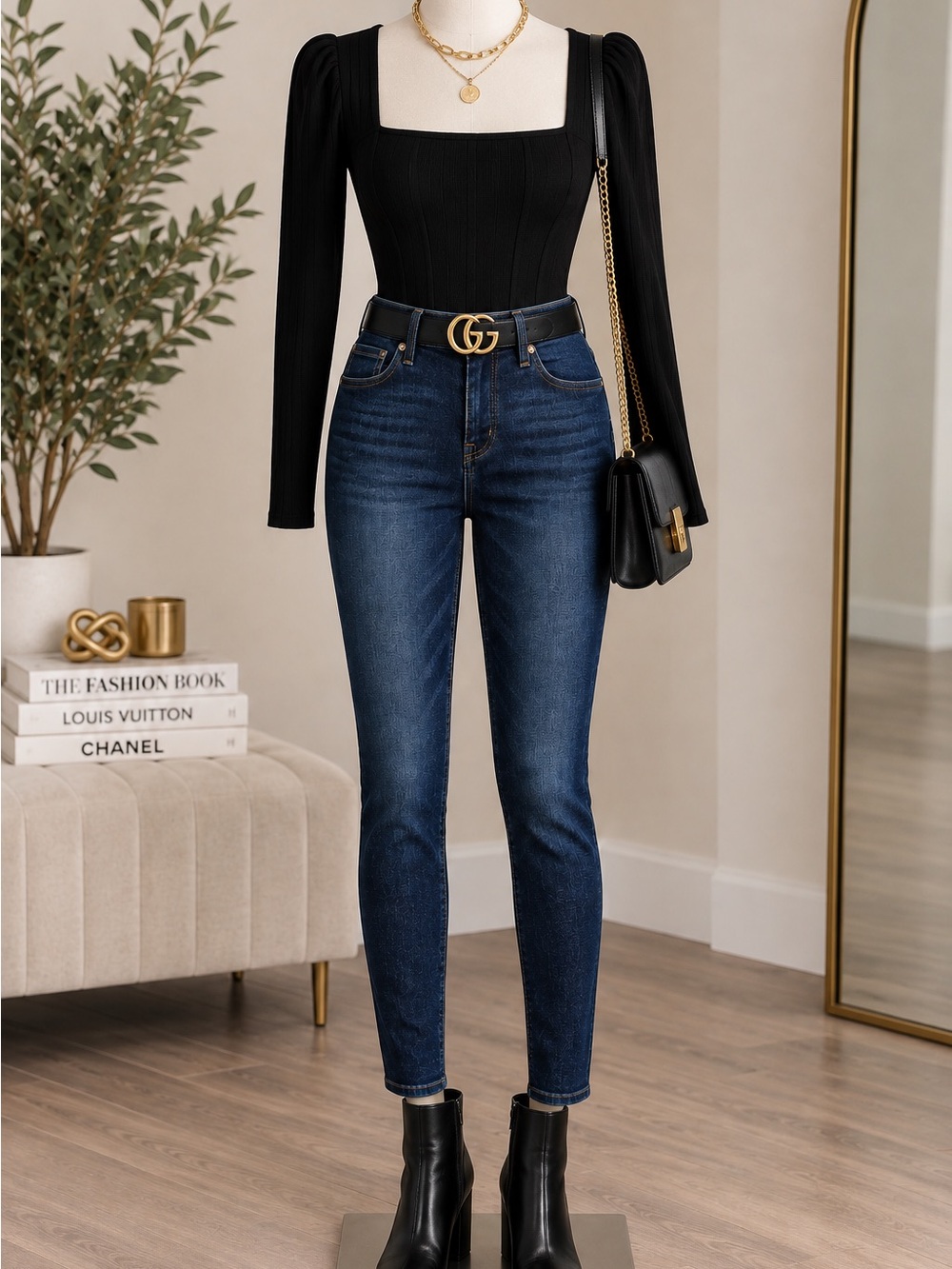 Seven7 Blue Classic Indigo Jeans